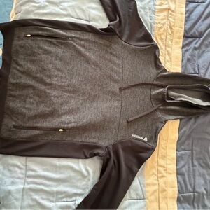 Reebok Black and Gray Men's Hoodie and pants